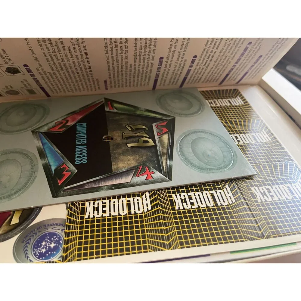 Vintage! Star Trek the Next Generation interactive VCR VHS board game 1993